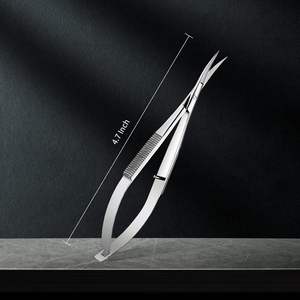 Ciseaux à ongles à ressort de haute précision pour l'élimination des cuticules et des peaux mortes – Ciseaux de manucure à action à ressort de qualité supérieure - Product Image 3