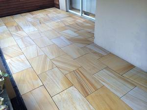 Carrelage en grès naturel avec finition marbrée, design rustique, pour usage intérieur et extérieur - Product Image 2