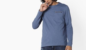 T-shirt à manches longues pour homme, mélange de coton, respirant, décontracté, athlétique, léger, à porter tous les jours, coupe confortable - Product Image 4