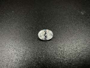 Pierre de Moissanite ovale de laboratoire, qualité 5A, couleur DEF blanc VVS, effet de jeu de couleurs/feu, 130 mm, pour la création de bijoux sur mesure - Product Image 2