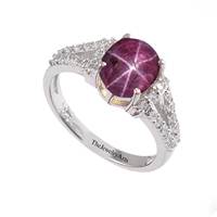 Bague étoile rubis, bague pour femme, bague faite à la main, bague en argent sterling 925, bague étoile rubis Lindy, bague personnalisée, cadeau pour elle
