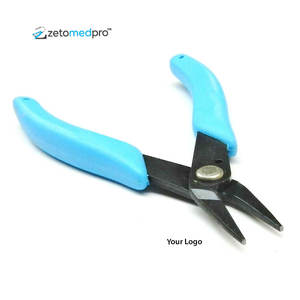 Pince à bec long et lisse ZETOMED PRO, outil manuel en acier inoxydable de haute qualité, pour assemblage de perles de bijoux, options DIY et OEM - Product Image 1