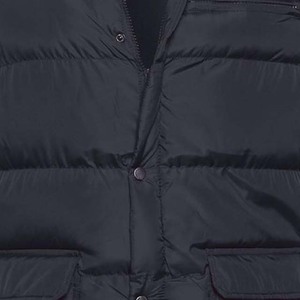 Gilet matelassé élégant pour homme, chaud et durable, sans manches, parfait pour l'hiver et les activités de plein air, couleur bleu marine - Product Image 5