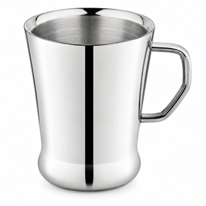 Mug de camping en acier inoxydable à double paroi avec poignée, incassable, pour le voyage en plein air, la randonnée et l'alpinisme, à bas prix - Product Image 2