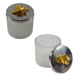 Modern Design Glass Wax <b>Jar</b> With Aluminum Lid Candle Holder Use Home Hotel <b>Decor</b> <b>Decor</b> Completely Customizable - Product Image 3