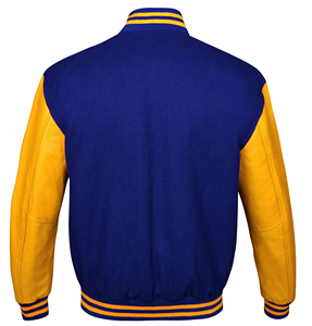 เสื้อแจ็คเก็ต Letterman Varsity สำหรับผู้ชาย ขายส่ง คุณภาพสูง ระบายอากาศได้ดี แขนยาว ปักลายตามสั่ง ไซส์ใหญ่ ผ้าแคนวาส ตัวอักษรตั้ง - Product Image 6