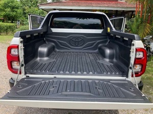 Pick-up d'occasion Toyota Hilux 2020-2024 blanc 4x4 automatique sièges en cuir phares LED pneus R18 caméra de recul Euro VI - Product Image 3