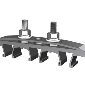 ตัวหนีบแขวน CMK สำหรับเครน EOT แบบ 3 เสา วัสดุคุณภาพสูง เสริมใยแก้ว สีส้ม เชื่อมต่อแบบ Push-In ขนาดสั่งทำพิเศษ รูปแบบ W - Product Image 1