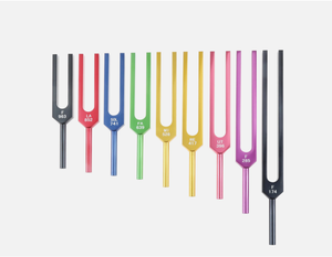 Ensemble de diapasons Solfeggio, 9 pièces, pour la thérapie sonore par vibration, guérison des chakras et du DNA - Product Image 3