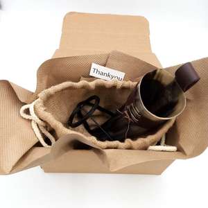 แก้วน้ำวิคกิ้งทำมือพร้อมฐาน ขอบทองเหลือง เขาสัตว์ธรรมชาติ - Product Image 2