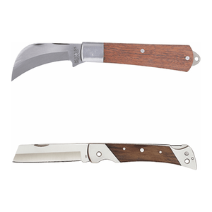 Cuchillo Plegable para Electricista Marvel con Hoja Curva o Recta de Acero con Alto Contenido de Carbono para Cortar Cables y Muestreo de Plantas - Product Image 2