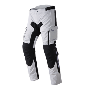 Motorcycle Leather Cordura Breathable Riding Pants CE Removable <b>Knee</b> Hip <b>Protectors</b> | Waterproof Winter Summer Biker Trousers | - Product Image 3