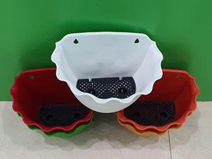 Maceta para decorar el hogar y el jardín, maceta redonda colgante con plástico de alta calidad - Product Image 2