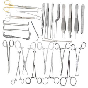 Juego de Instrumentos Quirúrgicos Reutilizables de Acero Inoxidable para Cirugía de Hernia, 61 Piezas, para Herniorrafía General y Apendicectomía Ventral - Product Image 6