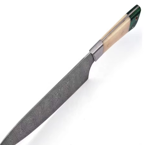 Vente en gros de couteaux de chef professionnels de qualité supérieure, service OEM ODM personnalisé, PRESTIGE BLADES, manche en bois dur, acier Damas - Product Image 5