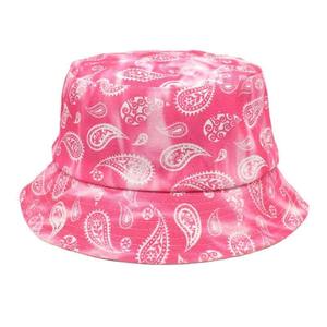 Chapeau Bob Unisexe en Polyester Popeline Imprimé Paisley Teal Style Décontracté Printemps-Été Adulte 56-58CM - Product Image 2