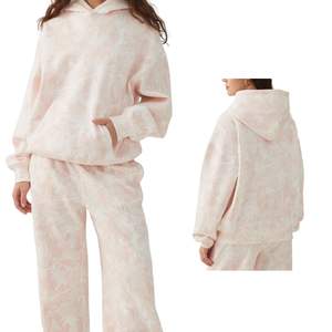 Sweat-shirt à capuche surdimensionné personnalisé pour femme, en coton molletonné, style tie-dye, pour la vente en gros et l'OEM - Product Image 1