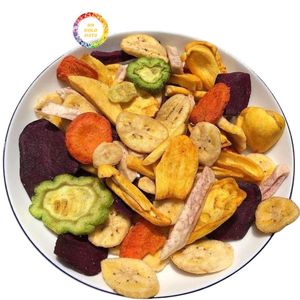 Chips de Frutas Mixtas Crujientes Surtidas, Snack Tropical Frito al Vacío, Proveedor de Chips de Frutas al por Mayor - Product Image 2