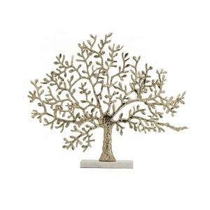 <b>Tabletop</b> <b>Tree</b> Sculpture Home Decorative Metal Crafts Golden Elegant & Most Demanding Long Size <b>Tabletop</b> Sculpture at Best Price - Product Image 1