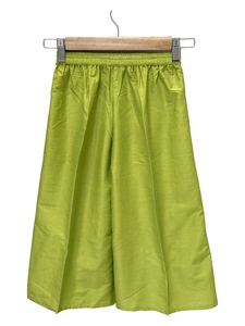Haut tissé Twisha à manches courtes orné de motifs avec pantalon palazzo - Blanc et vert citron - Product Image 4