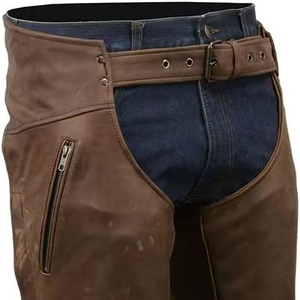 Leather <b>Chaps</b> for Men and Women – Premium Leather Cowgirl <b>Chaps</b> Western Rodeo <b>Riding</b> Chinks Ranch Wear - Product Image 1