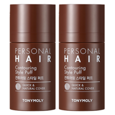 Tony Moly 13g Personal Hair Contouring Style Puff 01 Brown Naturel 2 pièces Toupet en promotion - Product Image 1