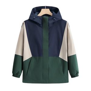 Veste zippée réversible imperméable et durable pour homme, confortable et respirante, vêtement de sport avec col montant, personnalisable pour l'hiver - Product Image 2