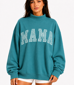 เสื้อสเวตเชิ้ตคอเต่าทรงโอเวอร์ไซส์ ดีไซน์พรีเมียมใหม่ สไตล์สตรีทแฟชั่น แขนยาวทรงหลวม ผ้าฝ้าย 100% สำหรับฤดูหนาว - Product Image 5