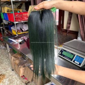 Extensiones de Cabello Humano Virgen de Alta Calidad con Cierre de Encaje, Extensiones de Cabello Tejidas a Máquina, Pelucas de Cabello Humano con Frente de Encaje - Product Image 3