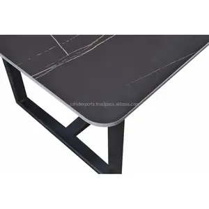 Mesa de Centro Redonda de Diseño de Lujo con Base de Acero Inoxidable, Muebles Modernos de Estilo Antiguo para Sala de Estar, Uso Doméstico, Zahid Exports - Product Image 3