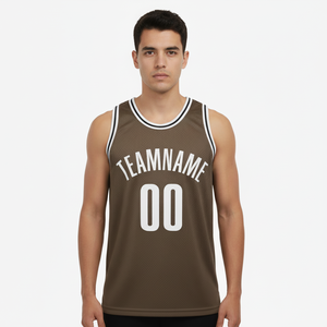 Maillot de basketball personnalisé unisexe pour homme, respirant, sans manches, avec impression par sublimation sur toute la surface, inspiré des équipes de basketball - Product Image 2