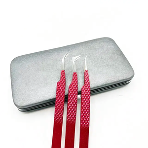 Pince à cils volume 90 degrés personnalisée avec étiquette privée, en fibre de beauté, avec pointe en fibre, en acier inoxydable japonais, antistatique et durable - Product Image 6