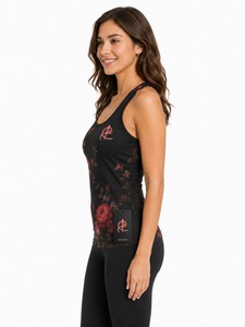 Débardeur de sport respirant pour femmes, idéal pour la gym et le yoga, service OEM, débardeur d'entraînement sur mesure pour femmes en nylon et élasthanne - Product Image 3