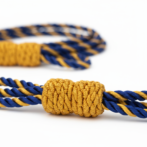 Cordón para el hombro con patrón personalizado 2026 al por mayor, cordón para silbato trenzado recubierto ecológico - Product Image 2