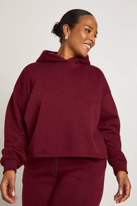 Sweat à capuche pour femme en molleton 100% coton, poids lourd, vente chaude, hiver, avec logo personnalisé en relief sur le devant, tailles et couleurs personnalisables - Product Image 6