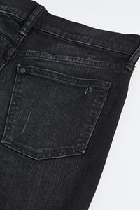 Jeans de Mezclilla Azul Claro Rectos - Corte Casual, Personalizados, Transpirables, Tejidos, para Hombre, Primavera - Product Image 5