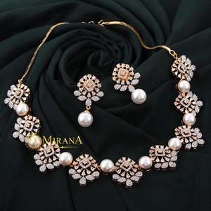 Ovie Pearl Designer Fine Jewelry Necklace Set - Product Image 3