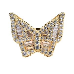 Premium Grade Butterfly <b>Adjustable</b> <b>Ring</b> with Elegant Design for Casual Wear Party Accessories Wedding Events and Gift Giving Use - Product Image 1