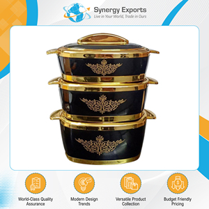 India Origin Dealer Selling Excellent Quality Multipurpose Casseroles 3 pcs <b>Set</b> with <b>Pot</b> Cover for Modern Kitchen Usage on Sale - Product Image 2