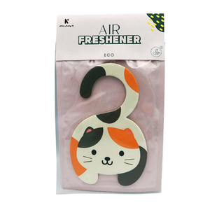 น้ำหอมปรับอากาศรูปแมวแบบแขวน ยี่ห้อ Nicher ผลิตภัณฑ์ตกแต่งหอมกรุ่น รีไซเคิลได้ กลิ่นหอมตามมาตรฐาน IFRA รับผลิตตามสั่งและ OEM - Product Image 1