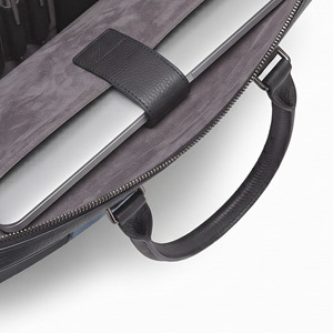Men Leather Laptop Briefcase for Office Men Professional Leather Laptop <b>Bag</b> Men Leather Laptop Shoulder Briefcase - Product Image 4