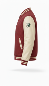 Classic American Style Winter Unisex Varsity <b>Jacket</b> with Embroidery Patches Heated Breathable Eco-Friendly Front Logo - Product Image 2