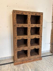 Modern Luxury Wooden Tier Storage Bookshelf Industrial Style Living Room Furniture <b>Solid</b> <b>Wood</b> High Quality - Product Image 2