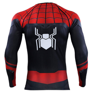 Chemises de compression OEM style Spider-Man, entièrement sublimées, avec taille et logo personnalisés, fabriquées au Pakistan - Product Image 3