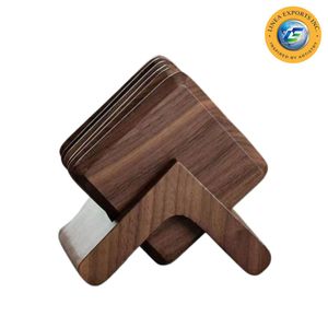 Handmade Modern Tea <b>Cup</b> <b>Mats</b> Pads At Wholesale Price New Colored Tableware Dinnerware Drink Coaster Square Shape Wooden Coasters - Product Image 1