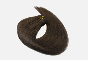 Cheveux humains naturels noirs longs et raides, ensemble complet pour la tête, densité 100%, cheveux Remy, base en soie, double tirage, toutes les couleurs, taille personnalisable - Product Image 4