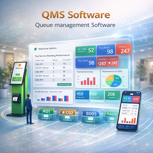 <b>Software</b> QMS System for Smart Service Flow Optimization | AT-QMS Queue Management - OEM Available - Product Image 1