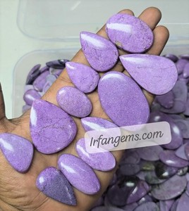 IRFAN GEMS หินสติชไทต์ธรรมชาติ หินลูสสำหรับบำบัด หินกึ่งมีค่าขัดเงาทำมือ สำหรับทำเครื่องประดับ สติชไทต์ขายส่งจำนวนมาก - Product Image 4