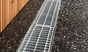 Grilles de drainage antidérapantes en acier galvanisé, résistantes à la corrosion en acier au carbone, design industriel, garantie 1 an - Product Image 2