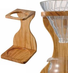 Support pour filtre à café en bois naturel minimaliste et écologique avec une capacité de 350 ml pour la maison et les cafés - Product Image 2